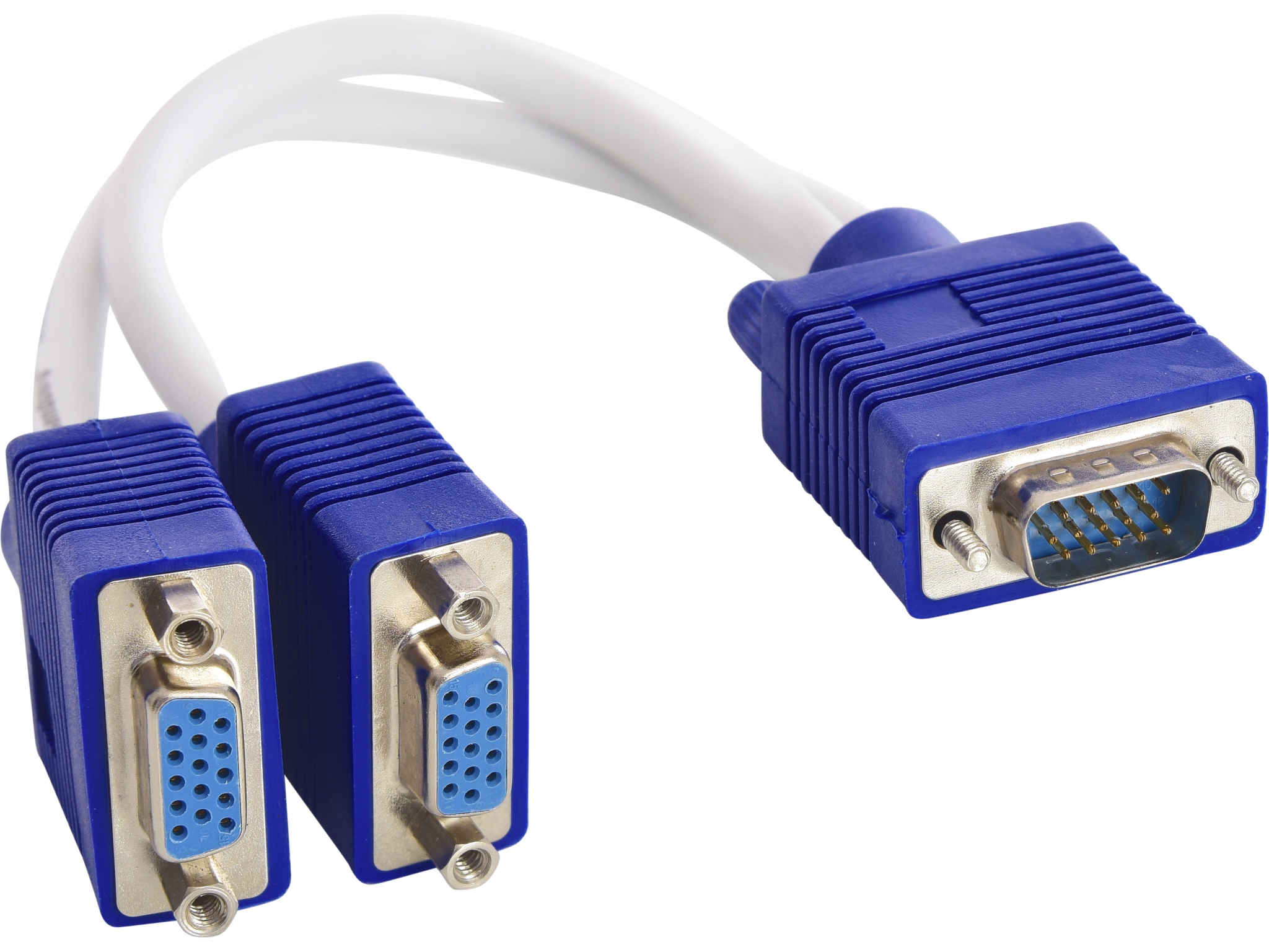 Sandberg VGA Ysplitter. Koble to skjermer til 1 PC. Passiv. (50374)